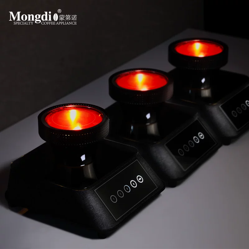 Bếp điện siphon Mongdio, bếp điện sóng nhẹ, ấm pha cà phê siphon, bếp điện làm nóng, bếp đèn đỏ