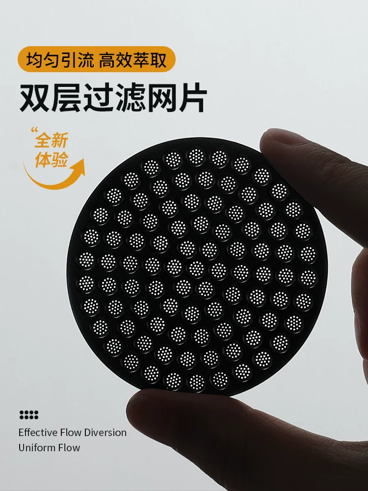 Mongdio phụ lưới phân phối nước giấy lọc cà phê thép không gỉ tấm thiêu kết phụ kiện máy pha cà phê espresso 51/58mm