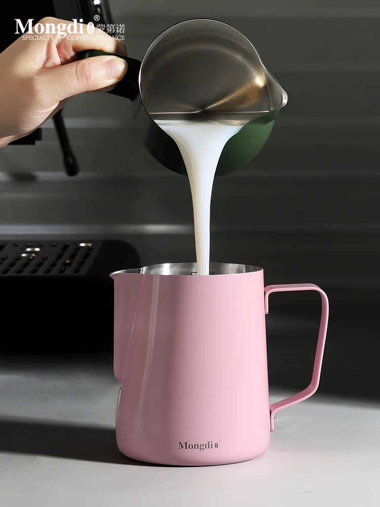 Bình tạo bọt sữa Mongdio, cốc tạo bọt sữa, cốc tạo bọt sữa, bình tạo bọt sữa cà phê, cốc tạo bọt sữa cho máy pha cà phê, cốc đặc biệt để tạo bọt sữa.
