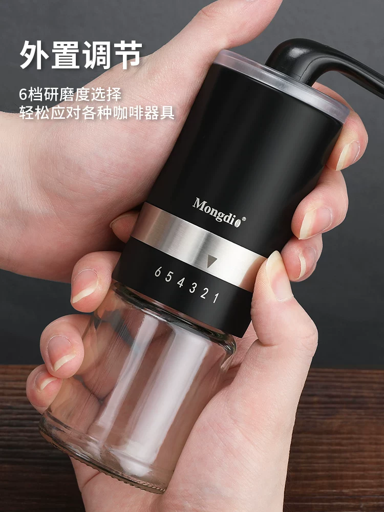 Máy xay cà phê quay tay Mongdio Máy xay cà phê bằng tay Máy xay cà phê bằng tay Dụng cụ xay cà phê bằng tay