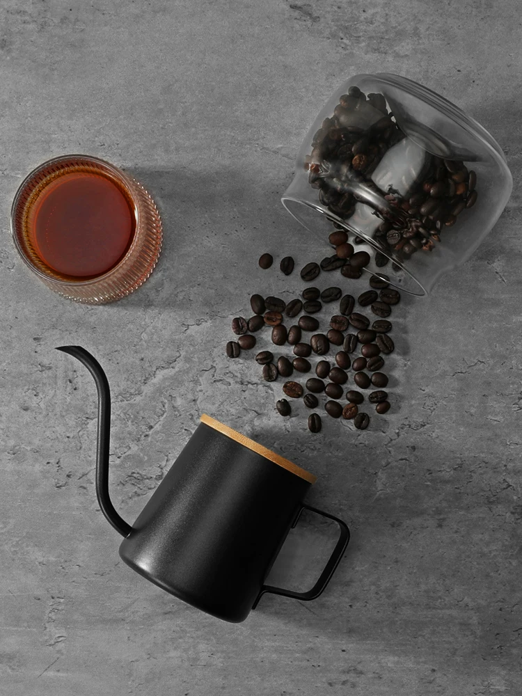 Bình pha cà phê Mongdio, bình pha cà phê kiểu nhỏ giọt, ấm pha cà phê, ấm pha cà phê bằng thép không gỉ, ấm cổ ngỗng