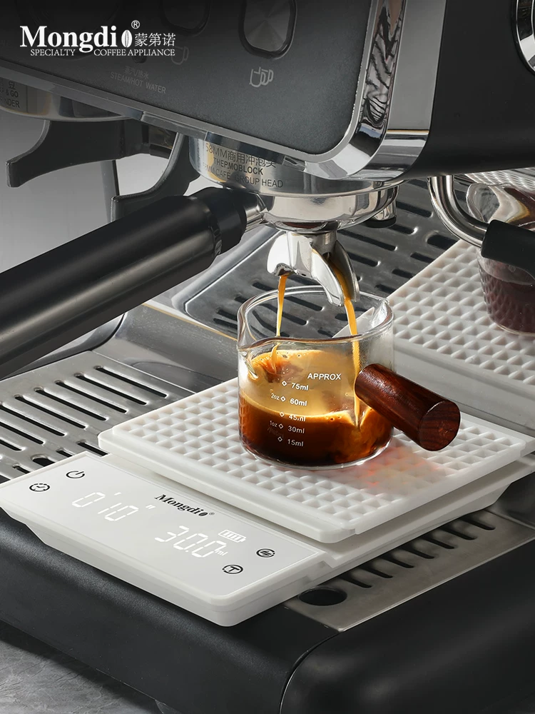 Cân điện tử cà phê Mongdio, cân cà phê có độ chính xác cao dành riêng cho cà phê pha thủ công, đồng hồ hẹn giờ cân kiểu Ý.