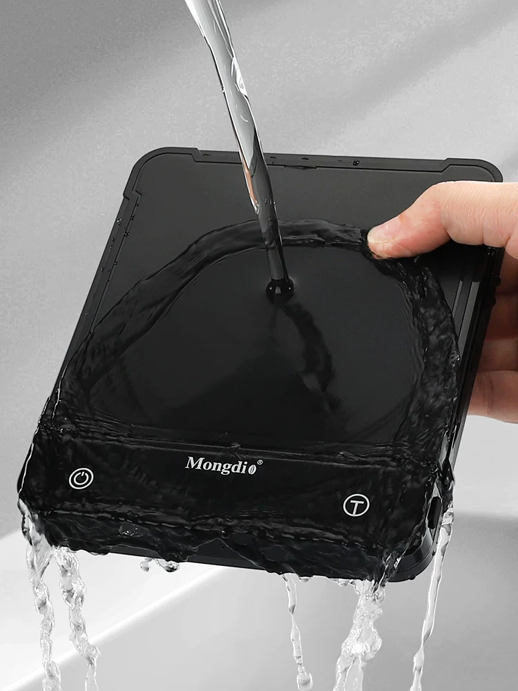 Cân điện tử cà phê Mongdio, đặc biệt dành cho pha cà phê thủ công kiểu Ý, cân hạt cà phê chống nước, thiết bị cân định thời