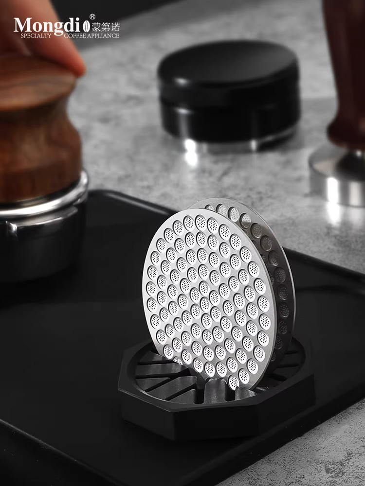 Lưới lọc cà phê bằng thép không gỉ Mongdio, bộ lọc bột cà phê, tay cầm máy pha cà phê espresso, tấm lọc nung kết