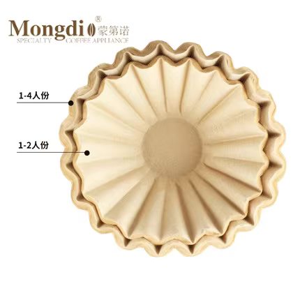 Giấy lọc cà phê Mongdio giấy lọc cà phê pha thủ công giấy lọc bánh cup origami giấy lọc cà phê không tẩy trắng