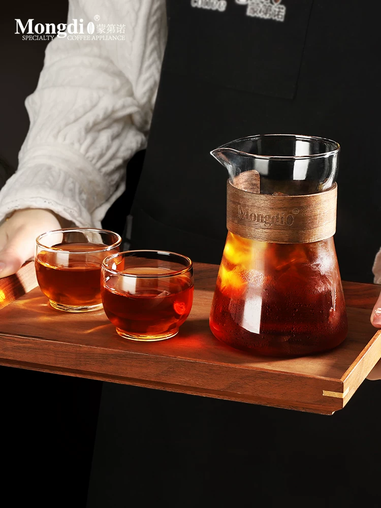 Bộ pha cà phê thủ công tại nhà, ấm pha cà phê, cốc lọc, cốc chia sẻ cà phê lạnh, ấm pha cà phê kiểu Mongdio