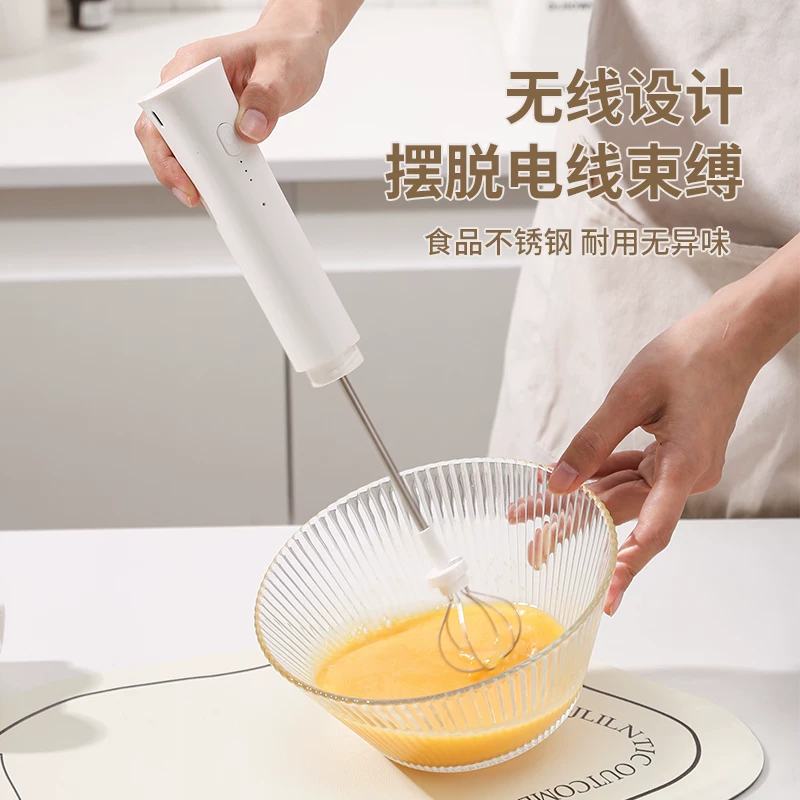 Máy đánh bọt sữa điện cầm tay gia dụng Mongdio
