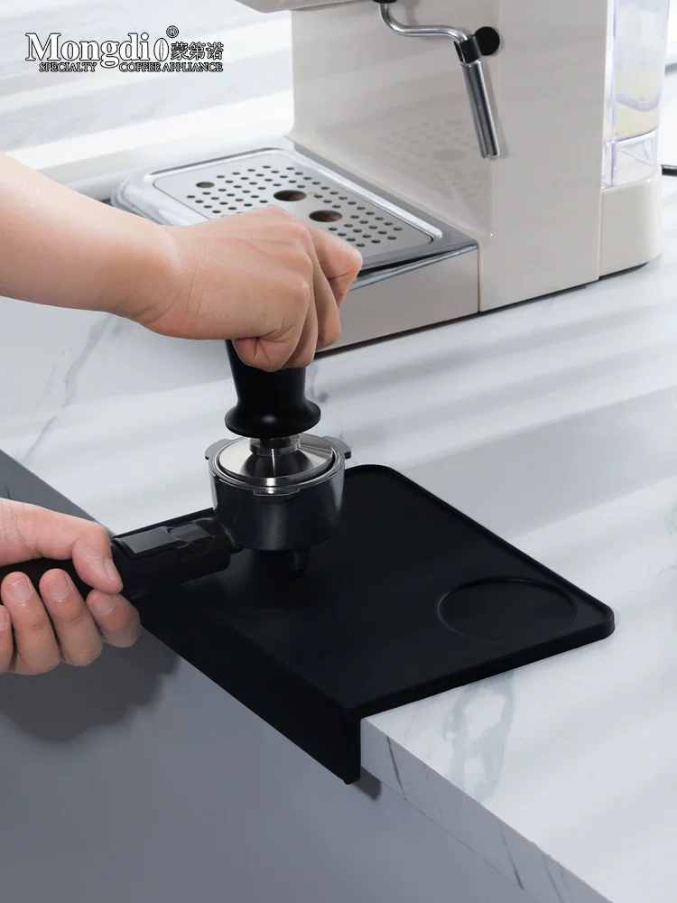 Tấm lót cà phê Mongdio, thảm trải bàn cà phê, thảm góc quầy bar, chất liệu silicon chống trơn trượt, dụng cụ rót bột, phụ kiện máy pha cà phê