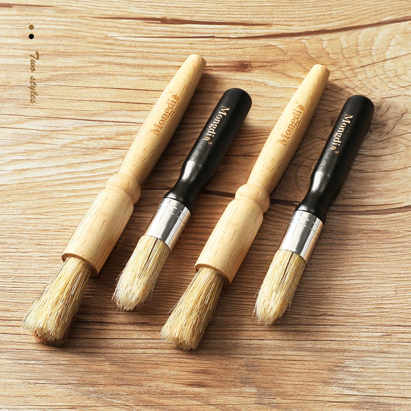 Bàn chải cà phê Mongdio bàn chải làm sạch máy xay gia dụng bàn chải làm sạch máy xay cầm tay cầm tay bàn chải làm sạch bột cà phê