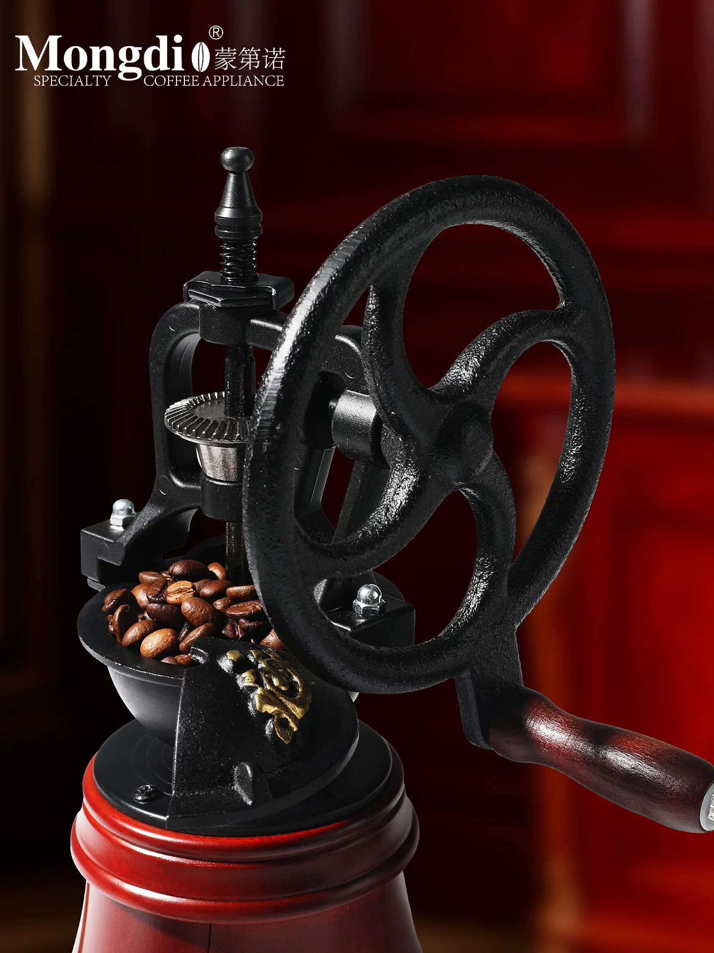 Máy xay cà phê quay tay Mongdio máy xay cà phê cổ điển máy xay cà phê thủ công máy xay hạt cà phê
