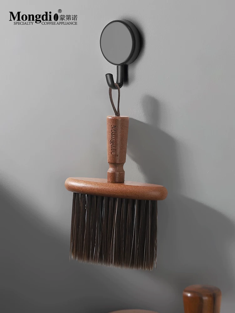 Bàn chải làm sạch bột cà phê Mongdio, bàn chải làm sạch quầy bar trên bàn, bàn chải quét bột, bàn chải máy pha cà phê, bàn chải bã cà phê.