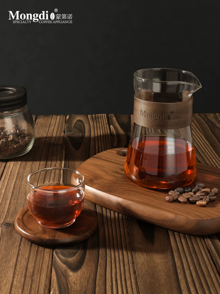 Bình pha cà phê Mongdio, cốc chia sẻ cà phê pha thủ công, cốc cà phê nhỏ giọt, bình cà phê thủy tinh, bình pha cà phê lạnh, cốc