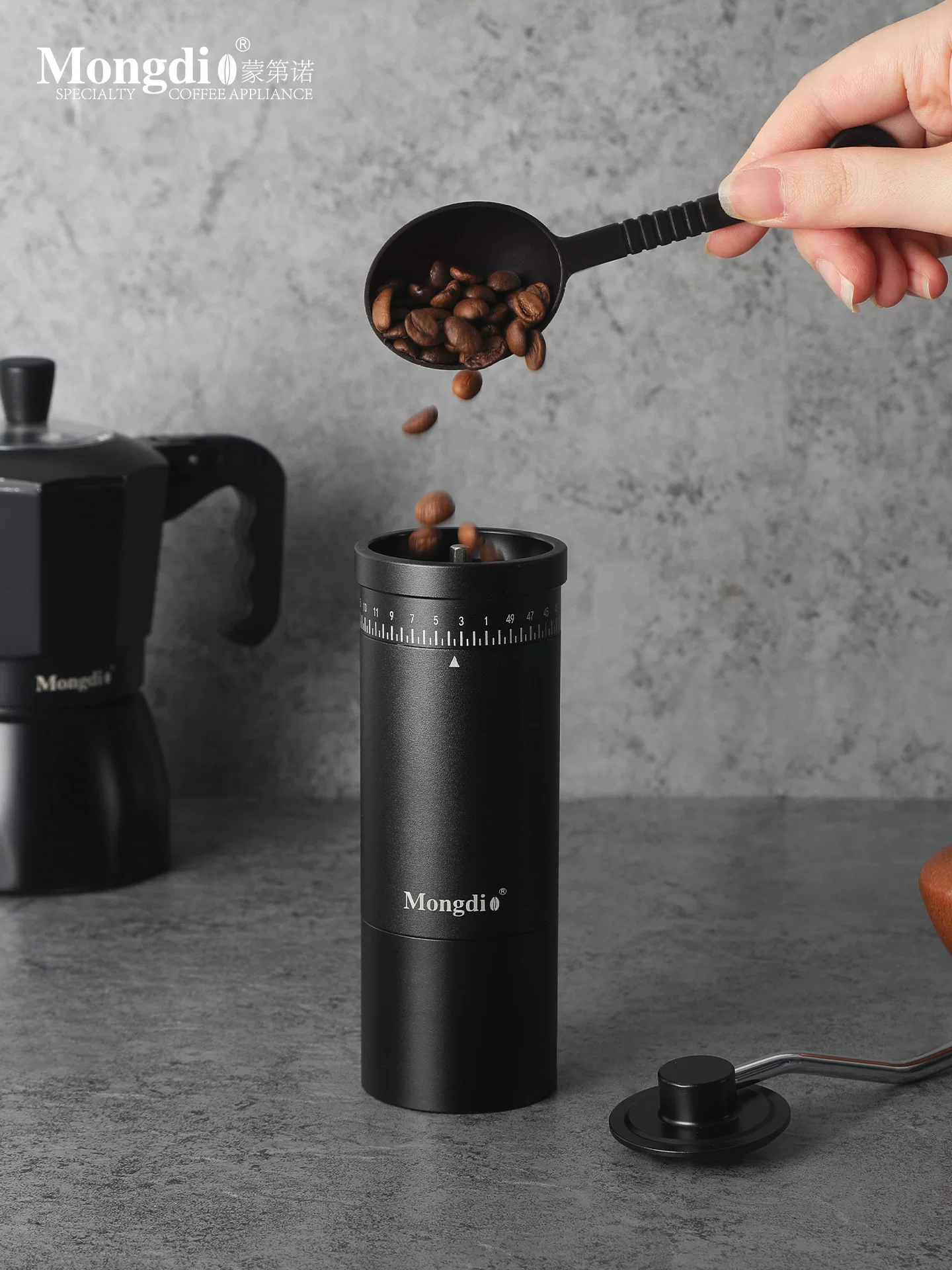 Máy xay cà phê bằng tay Mongdio Máy xay cà phê bằng tay Máy xay hạt cà phê bằng tay