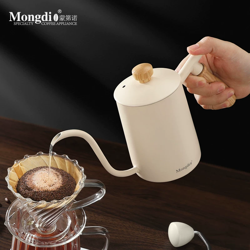 Bộ ấm pha cà phê thủ công Mongdio, máy pha cà phê bằng tay, máy xay cà phê quay tay, bộ dụng cụ pha cà phê đầy đủ