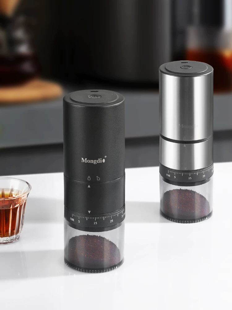 Máy xay cà phê Mongdio máy xay điện gia đình cầm tay CNC máy xay cầm tay máy pha cà phê máy xay cầm tay