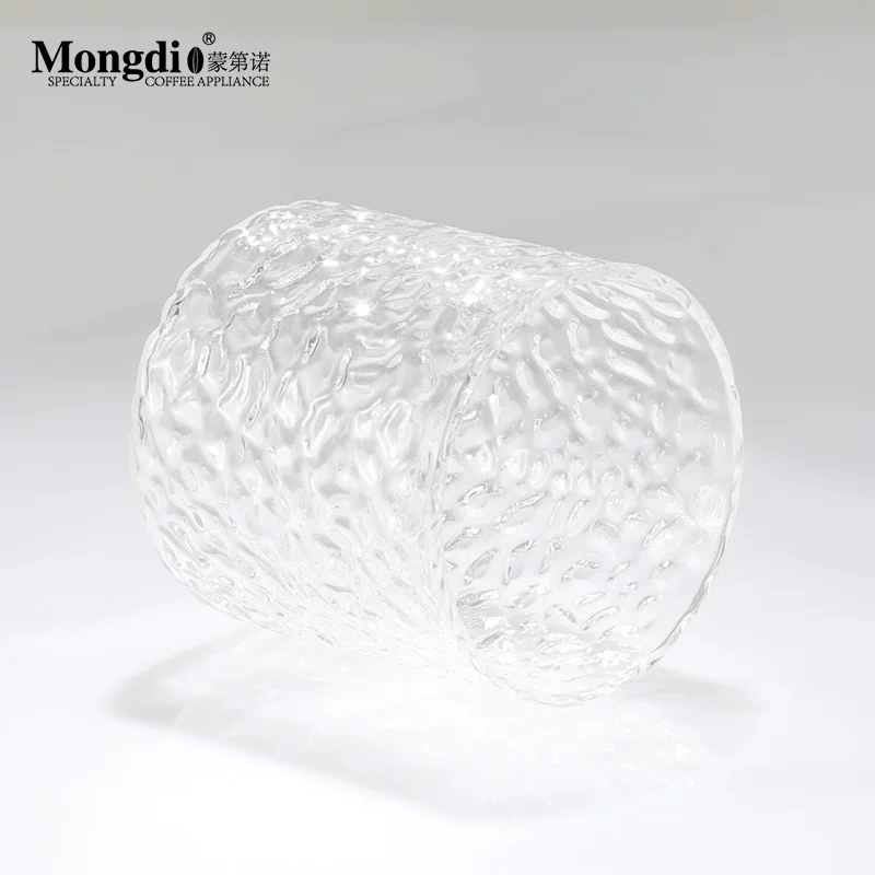 Cốc cà phê thủy tinh Mongdio, Americano đá, cốc cao cấp tinh tế, cốc nếm cà phê pha thủ công, cốc dùng chung