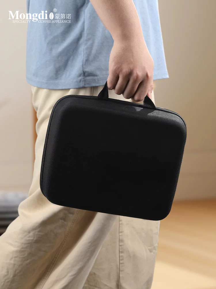 Bộ pha cà phê Moka hai van Mongdio, máy pha cà phê ngoài trời, thiết bị pha cà phê cắm trại, máy xay cà phê cầm tay, bộ máy pha cà phê hoàn chỉnh