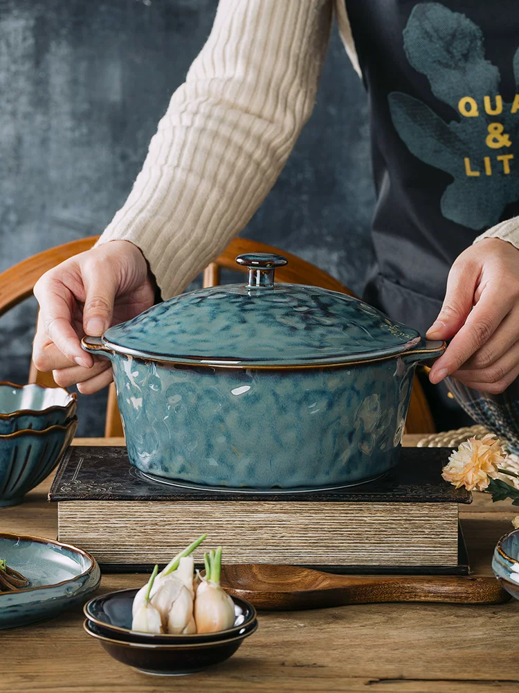 Bộ bát đĩa phong cách Bắc Âu Henghong sáng tạo, dùng trong nhà, chất liệu gốm sứ cao cấp, gồm bát cơm, đũa, bát súp và đĩa dành cho một người.