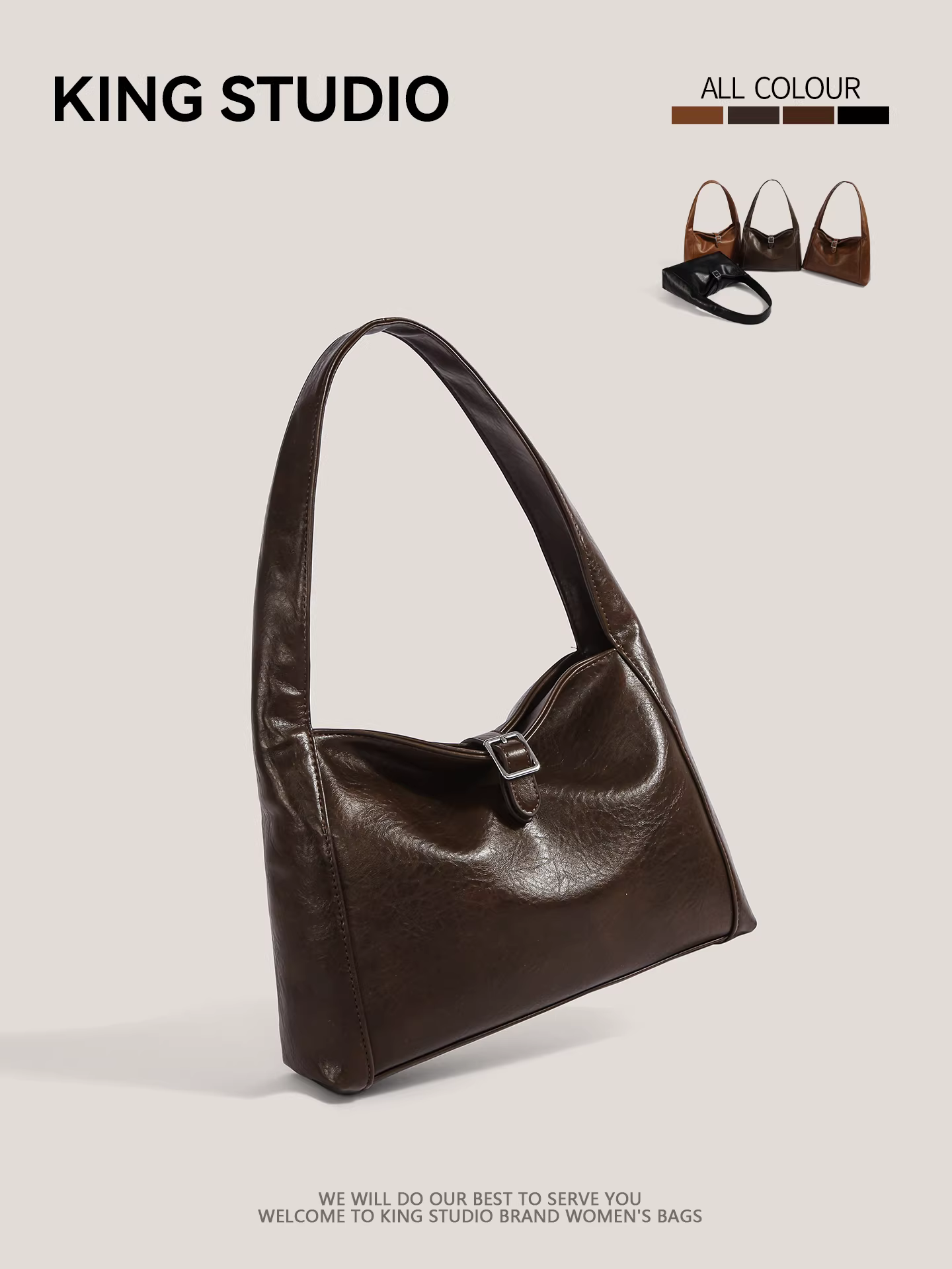 Túi tote cỡ lớn phong cách retro dành cho nữ, mẫu mới thu đông 2025, cao cấp, đa năng, dùng đi làm, đeo vai, đeo nách