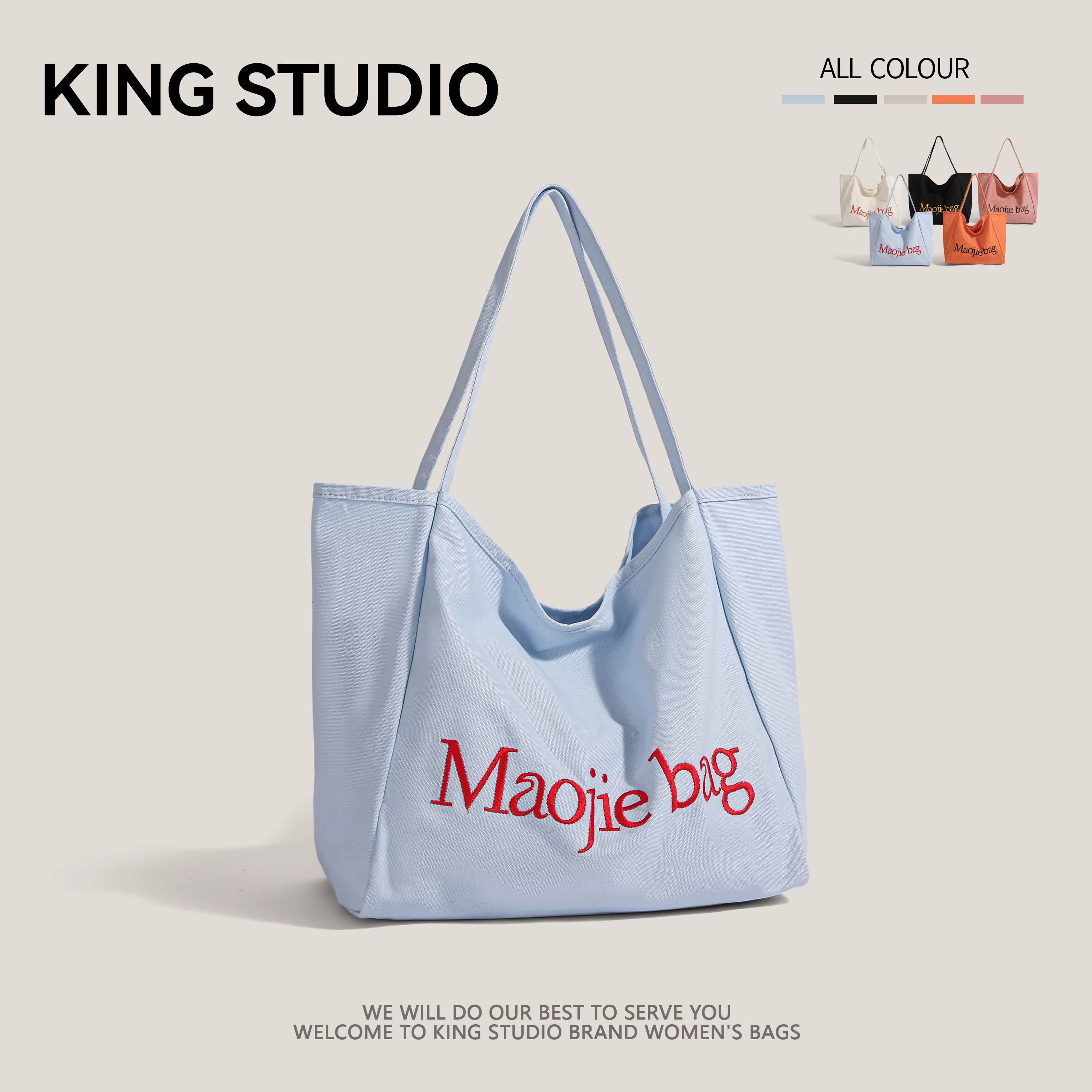 Túi tote vải bố phong cách học sinh dành cho nữ, mẫu mới 2025, thời trang Hàn Quốc, kiểu dáng năng động, dung tích lớn, túi đi chợ