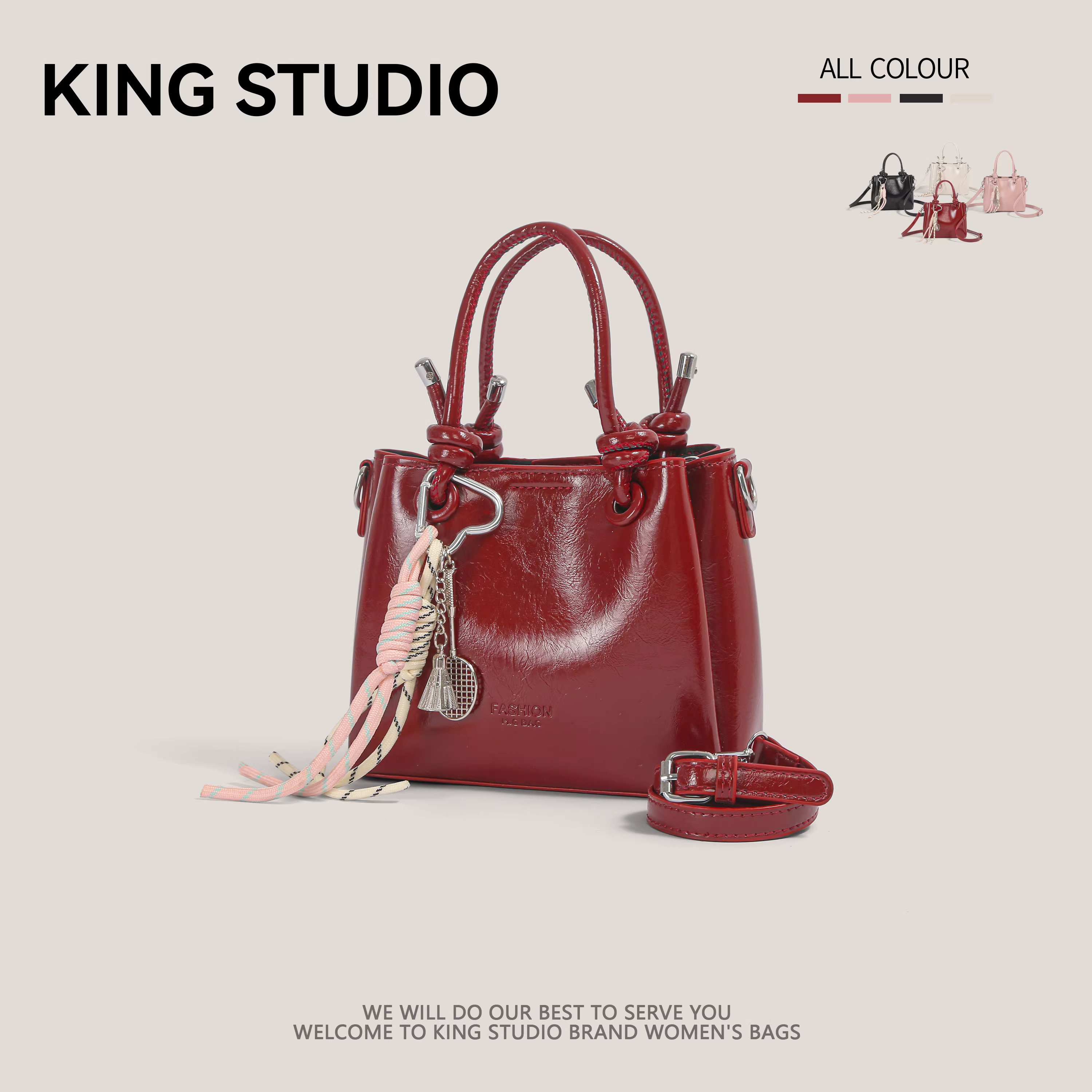 Túi xách đỏ cao cấp dành cho nữ 2025, mẫu mới thời thượng, túi dự tiệc cưới, túi đeo vai, túi đeo chéo, túi bucket, túi cô dâu