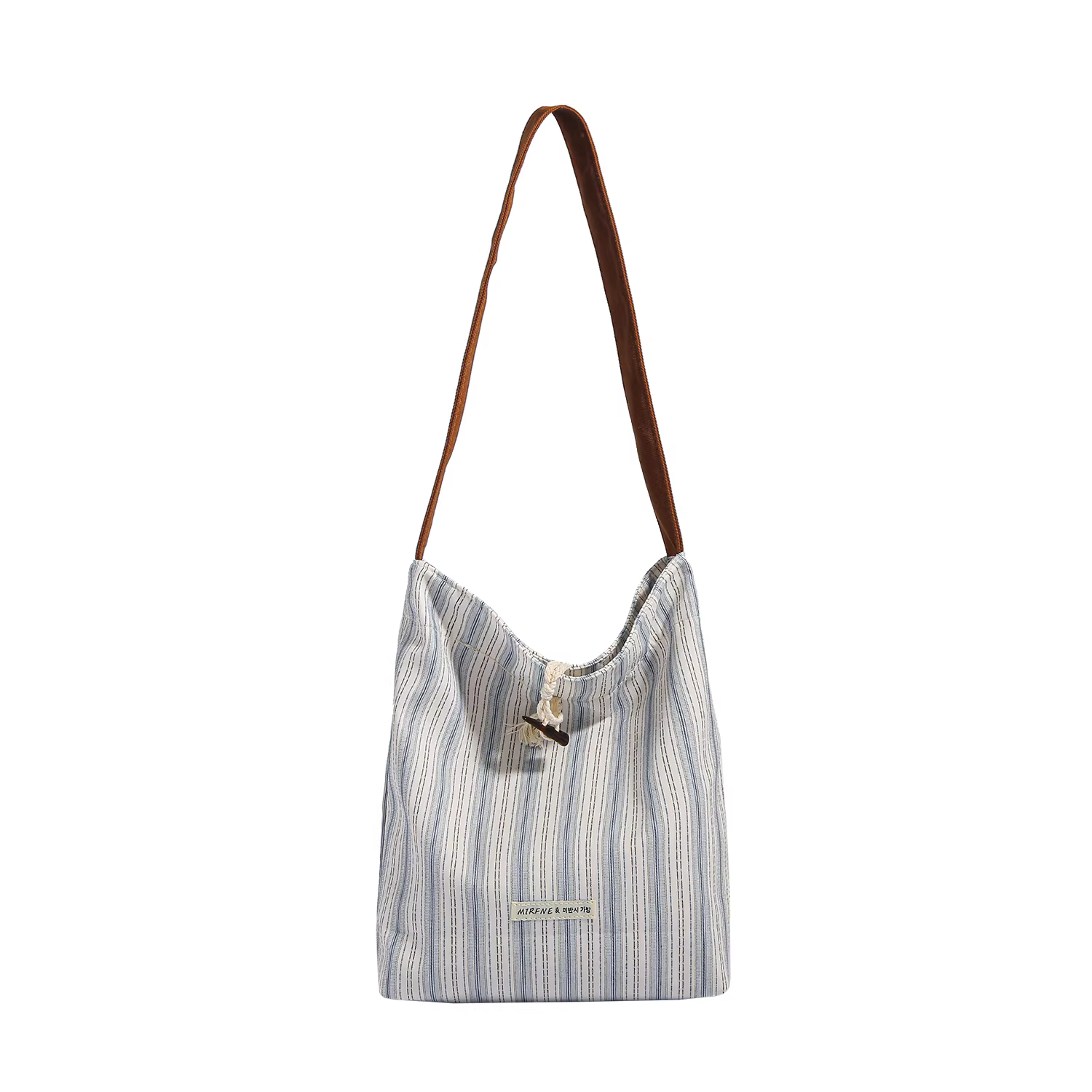 Túi vải bố cỡ lớn dành cho nữ, mẫu mới 2025, thời trang hè, phong cách giản dị, đeo chéo, đa năng, túi đeo vai