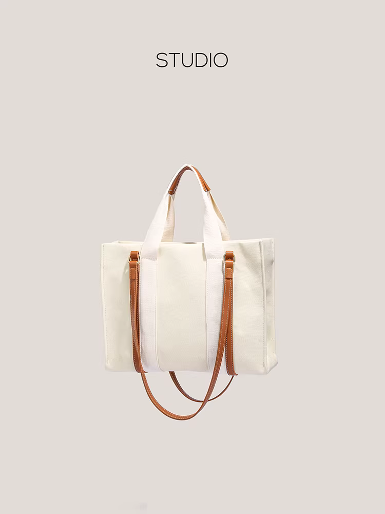 Túi vải bố cỡ lớn DrinKing dành cho nữ, mẫu túi xách mới 2025, phong cách độc đáo, thích hợp đi học và đi làm.