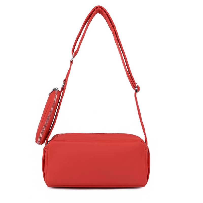 Túi đeo chéo hình gối nhỏ hình vuông đơn giản DrinKing2025 dành cho nữ, túi đeo vai/nách đa năng, phong cách độc đáo.