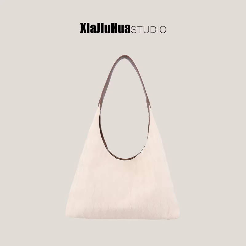 Túi đeo vai nữ DrinKing 2025, kiểu dáng mới thời thượng, chất liệu canvas may chần, dung tích lớn, đeo chéo.