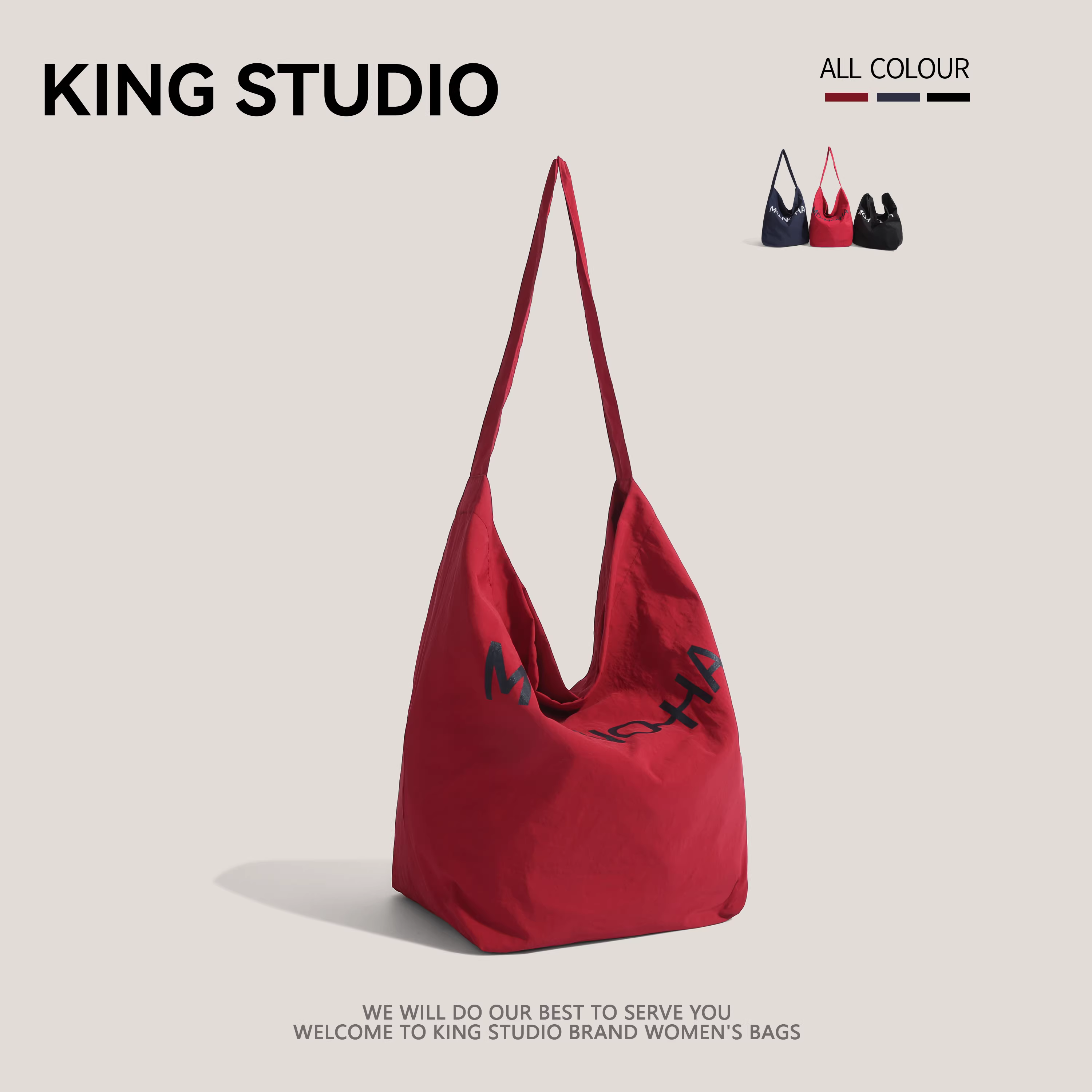 Túi vải canvas đeo vai kiểu Hàn Quốc, túi vải dung tích lớn, phong cách giản dị, túi mua sắm đa năng, túi đeo chéo dành cho nữ.