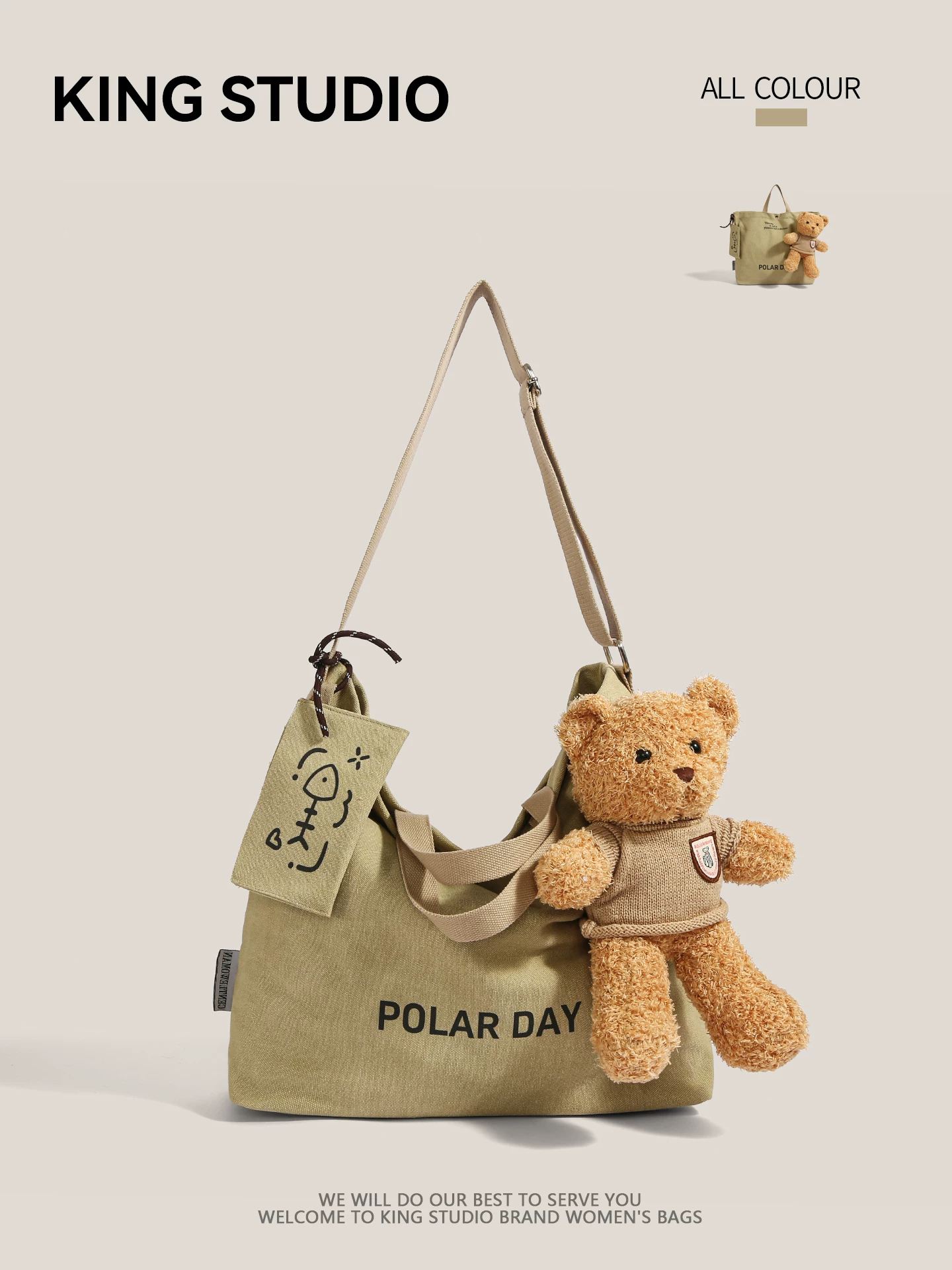 Túi tote vải bố cỡ lớn phong cách Hàn Quốc dành cho nữ, mẫu mới 2025, thời trang, đa năng, tiện dụng, đeo vai, đi làm