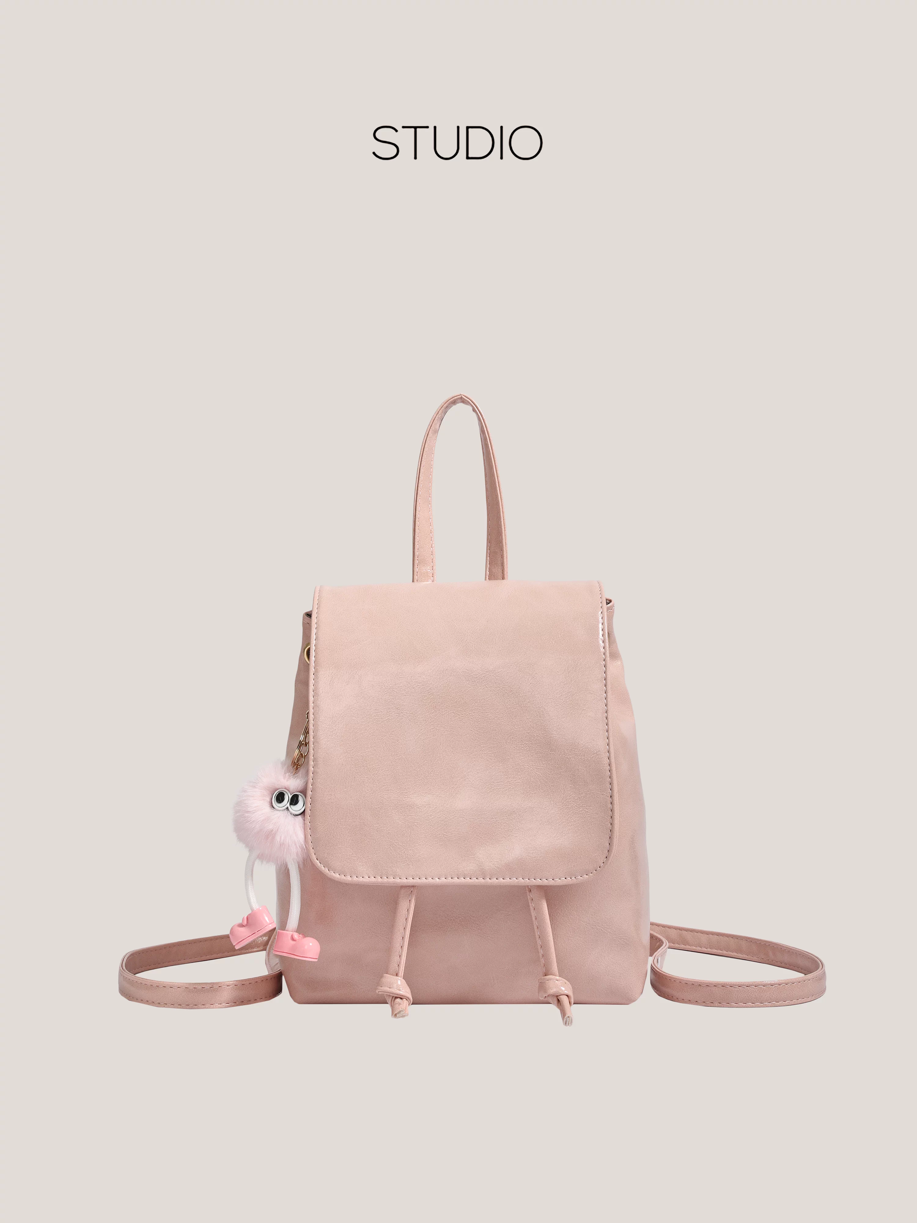 Ba lô DrinKing dành cho nữ, mẫu mới 2025, cao cấp, thời trang retro, đa năng, túi nhỏ.