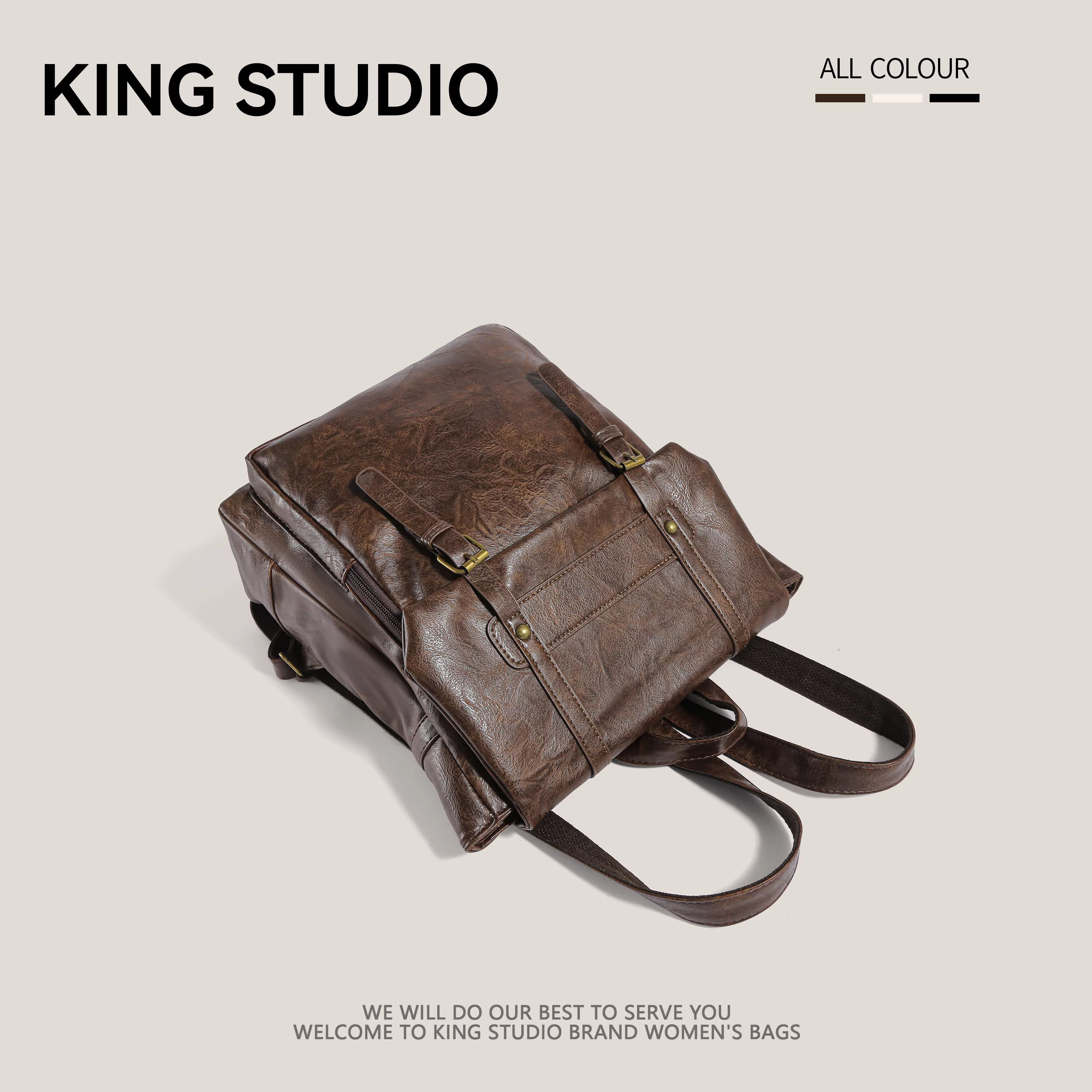 Ba lô retro nữ thời trang mới 2025 phong cách preppy, dung tích lớn, balo đi học, balo đi làm, túi tote