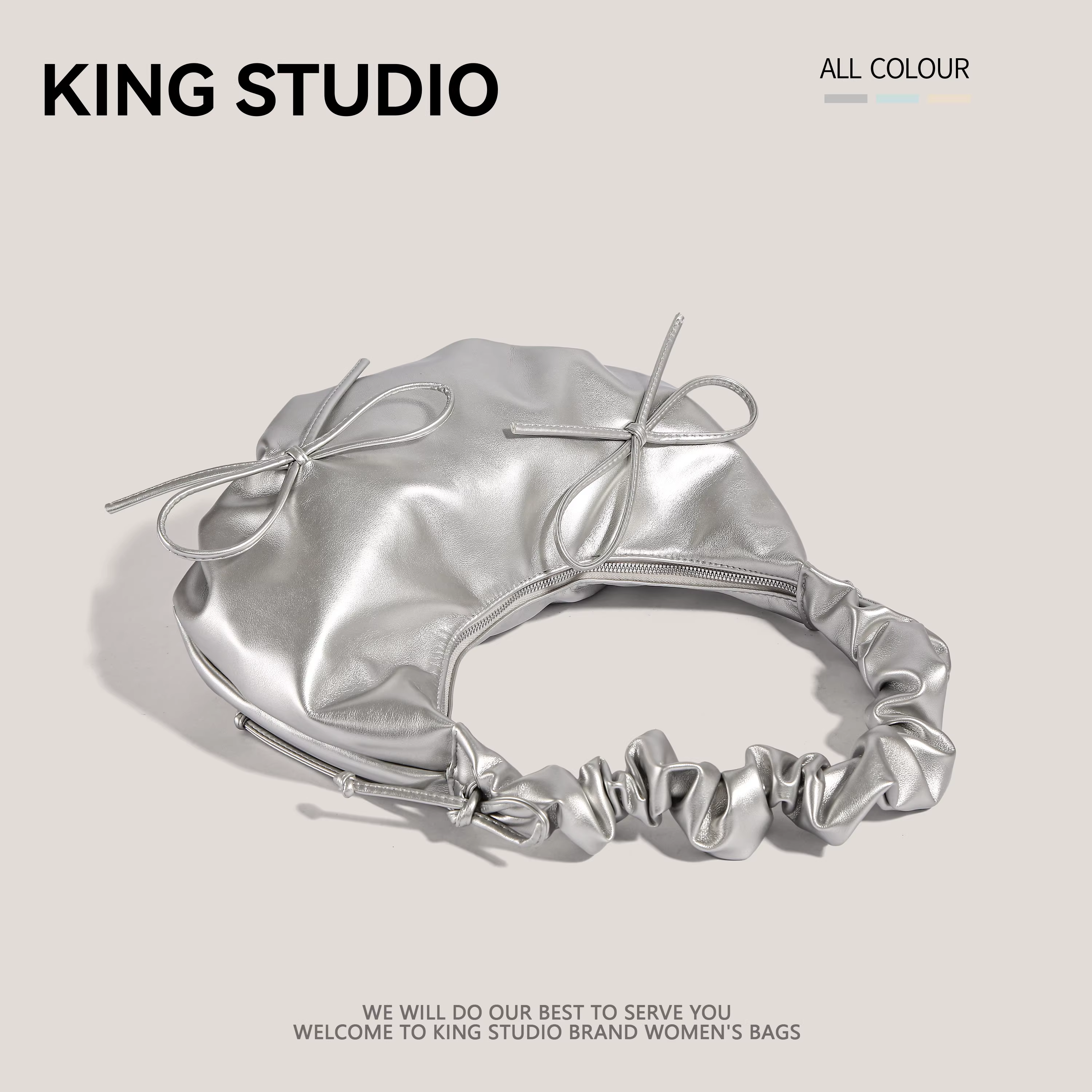 Túi đeo vai nơ xếp ly thiết kế độc đáo, túi mây dành cho nữ, mẫu mới 2025, chất liệu cao cấp, thời thượng, túi đeo nách