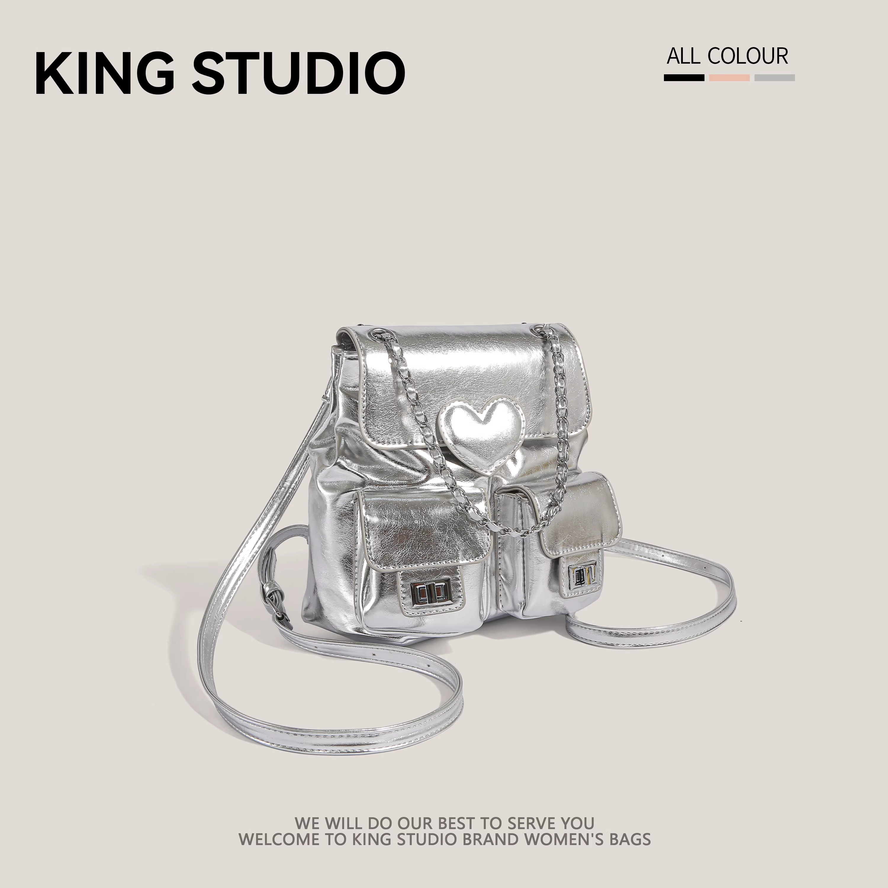 Ba lô nữ cao cấp, mẫu mới 2025, thời trang Hàn Quốc, đa năng, kiểu dáng xô, có dây đeo, túi du lịch