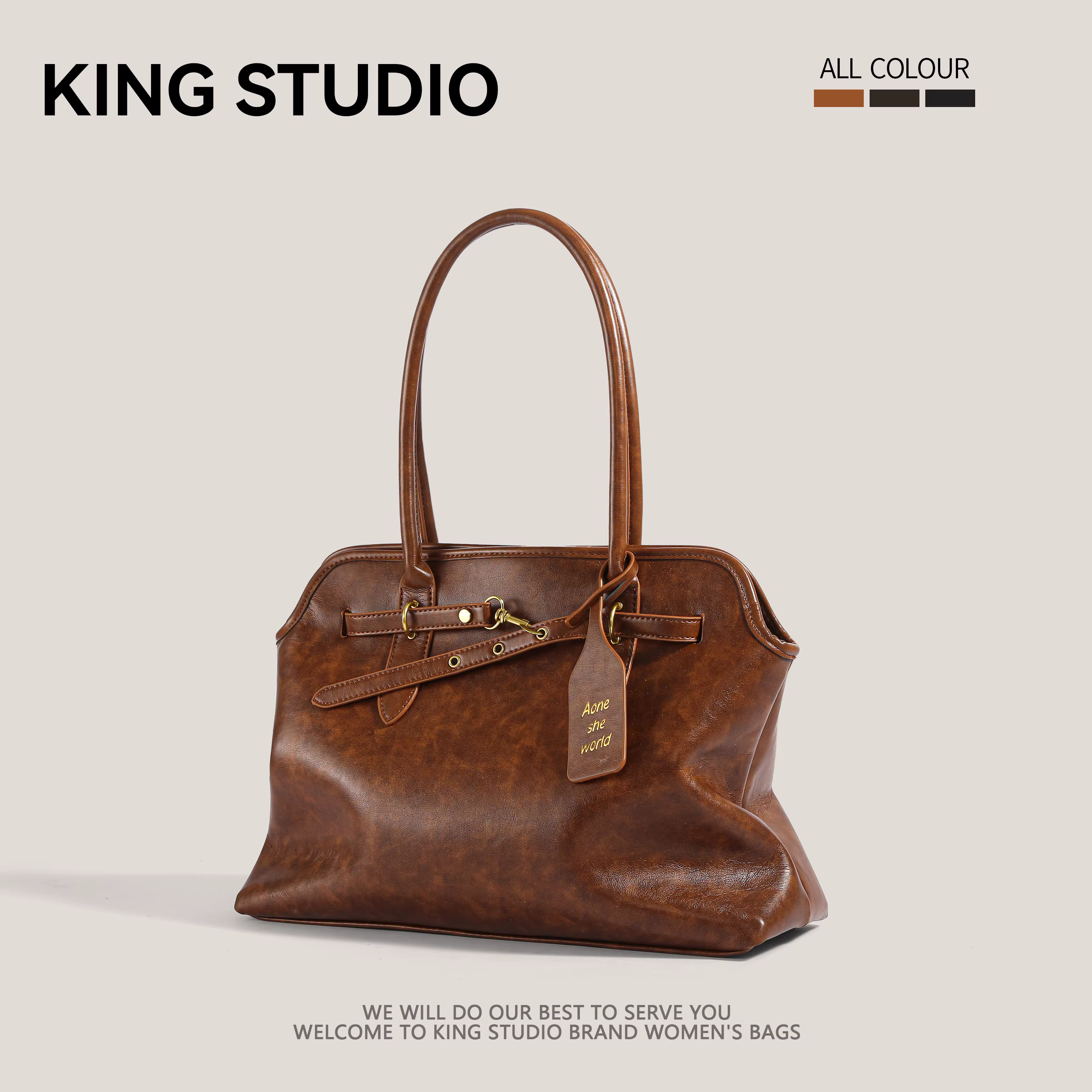 Túi đeo chéo nữ thời trang retro di động, mẫu mới 2025, đa năng, cao cấp, dung tích lớn