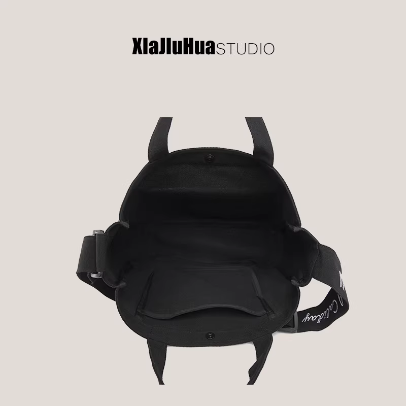 Túi tote cỡ lớn dành cho nữ DrinKing 2025, mẫu mới, phong cách Mỹ cổ điển, túi đeo vai chất liệu canvas