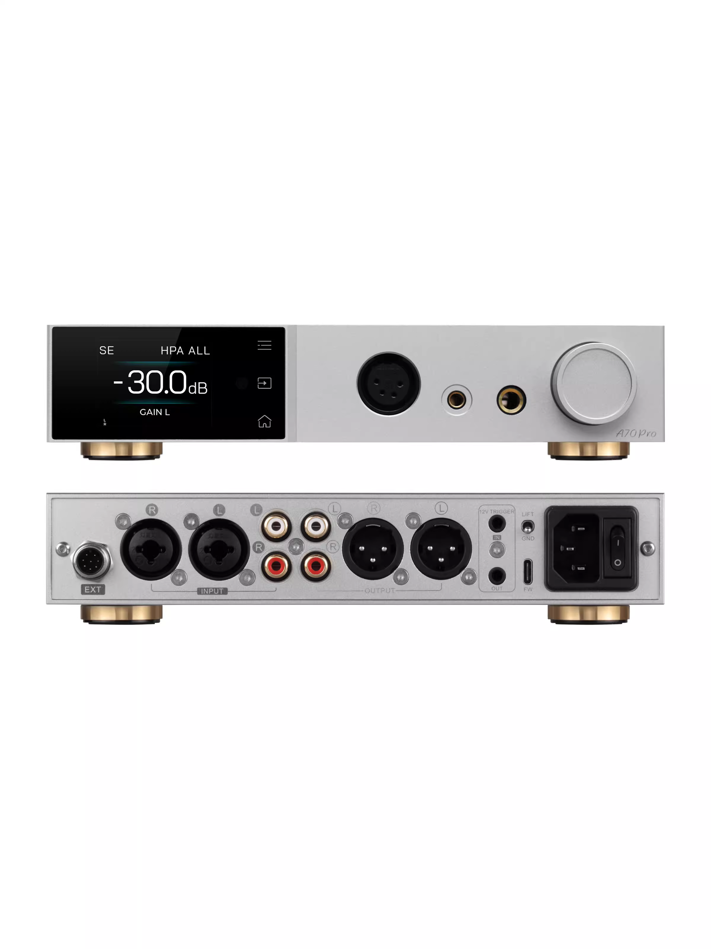 Còn hàng TOPPING A70Pro bộ khuếch đại tai nghe cân bằng hoàn toàn công suất cao để bàn XLR 4.4