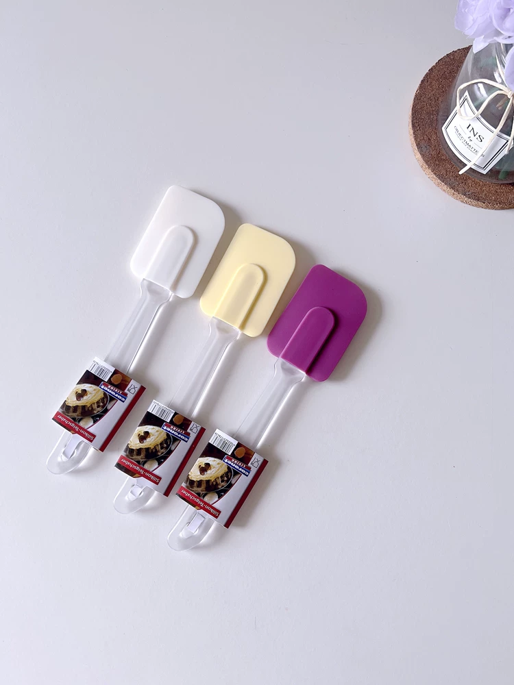 Dụng cụ cạo bánh silicon chịu nhiệt cao, thìa kem gia dụng, dao trộn, dụng cụ làm bánh, chịu nhiệt cao.