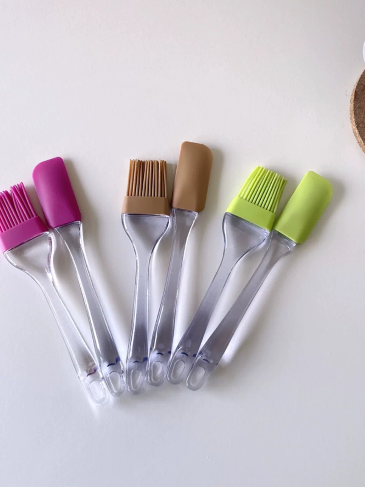 Bộ dụng cụ làm bánh bằng silicon: thìa, cọ, cọ dầu, thìa kem, chịu nhiệt độ cao 220 độ