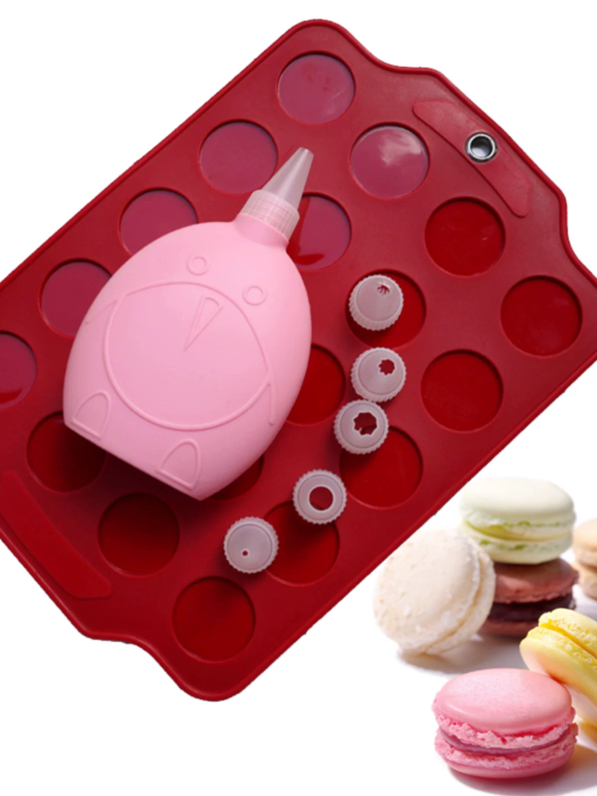 Xuất khẩu sang Pháp: Tấm lót làm bánh macaron, tấm lót làm bánh quy, lò nướng, lò nướng sóng ánh sáng, khuôn làm bánh bằng lò vi sóng, chịu nhiệt độ cao.