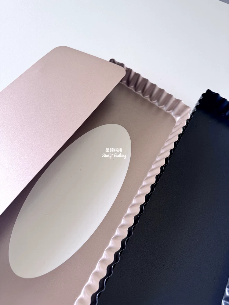 Xuất khẩu 14inch khay nướng bánh mì gợn sóng, khuôn nướng bánh táo, khuôn nướng bánh có đáy rời, khuôn bánh hoa cúc, chảo nướng bánh pizza chống dính