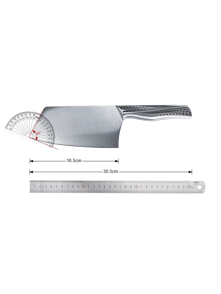 Dao bếp kiểu Trung Quốc làm bằng thép bột sản xuất tại Đức, dao thái nhẹ dành cho phụ nữ, bền và sắc bén để thái rau và thịt.