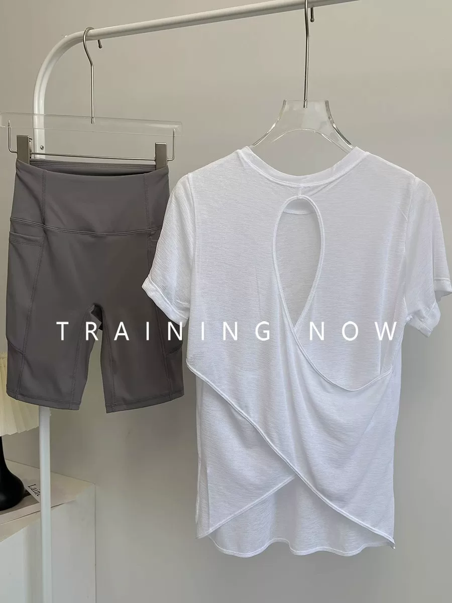 Bộ đồ thể thao cao cấp dành cho nữ, đồ tập yoga mỏng mùa hè, áo vest rộng, áo khoác ngoài, đồ tập chạy bộ, quần short tập thể dục