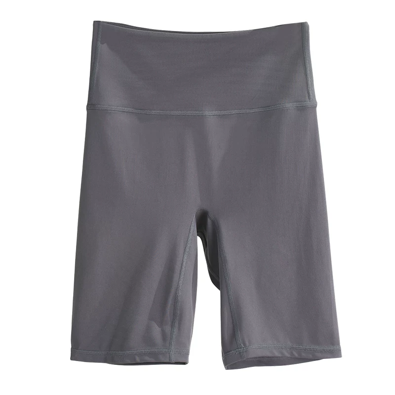 Quần short tập yoga ngoại thương chính hãng dành cho nữ, ôm sát, nâng mông, cạp cao, quần tập thể dục tạo cảm giác thoải mái như không mặc, quần short thể thao mùa hè nhanh khô.
