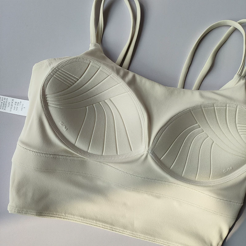 Áo ngực thể thao liền thân chuyên nghiệp dành cho nữ, chống sốc, nâng đỡ, kiểu áo vest, dùng cho chạy bộ, Pilates và yoga.