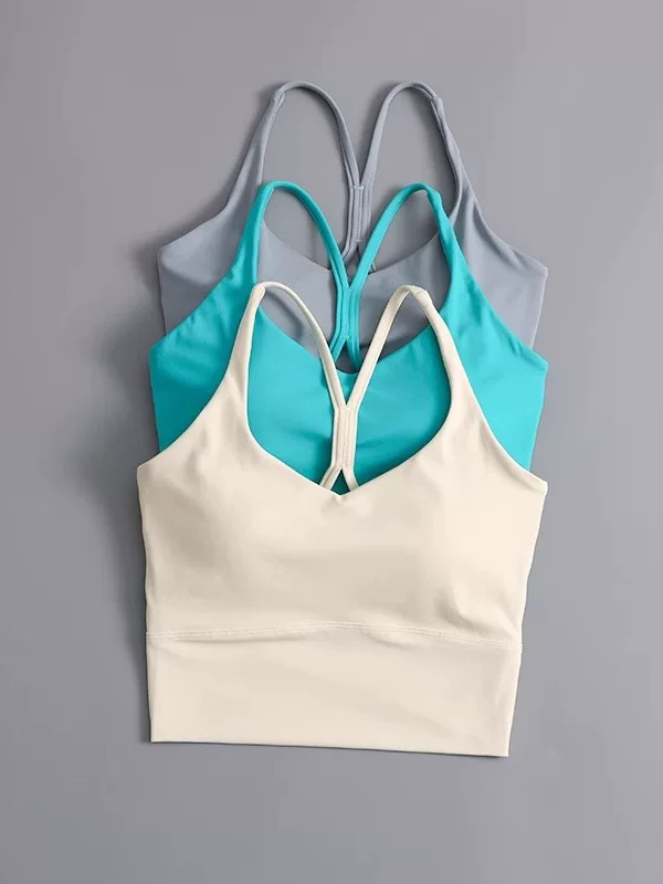 Áo ngực thể thao dành cho nữ, áo tập gym cường độ cao, áo tập yoga chống sốc, áo ngực nâng ngực kiểu vest liền thân phối màu.
