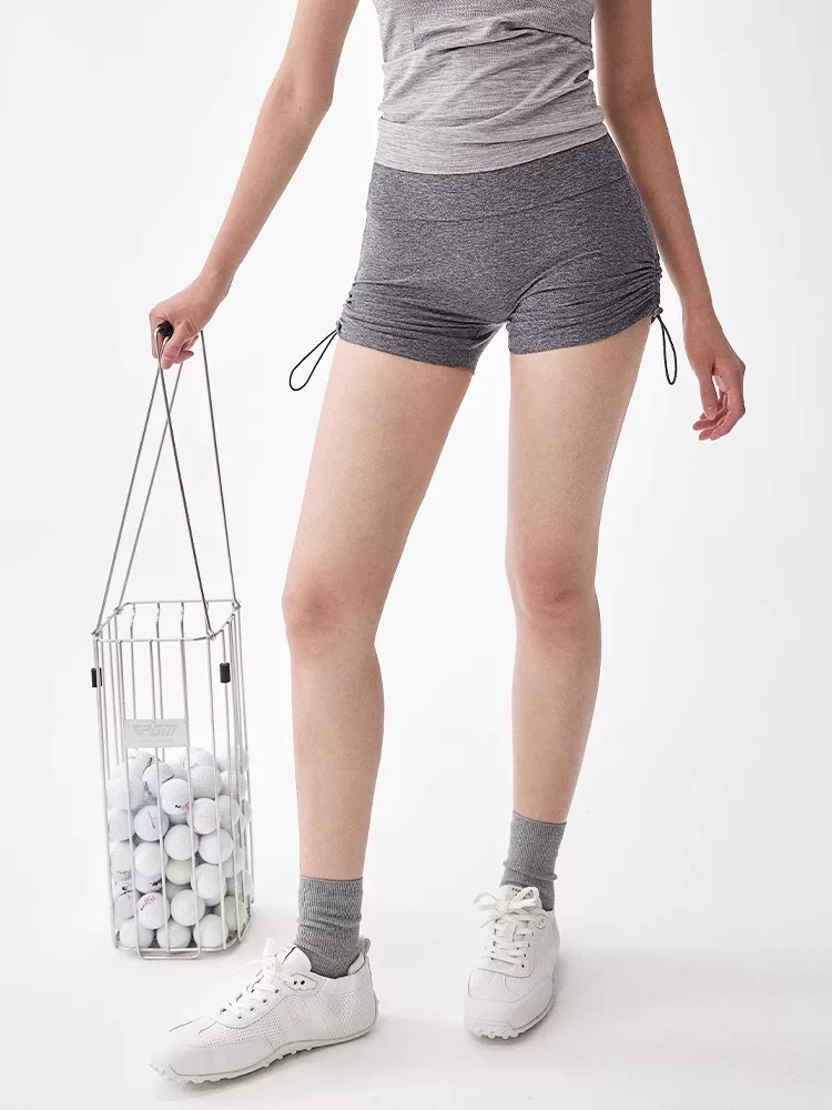 Quần short tập yoga cho nữ, quần short thể thao chạy marathon cao cấp mùa hè, cạp cao, ôm bụng, quần tập thể dục giảm béo.