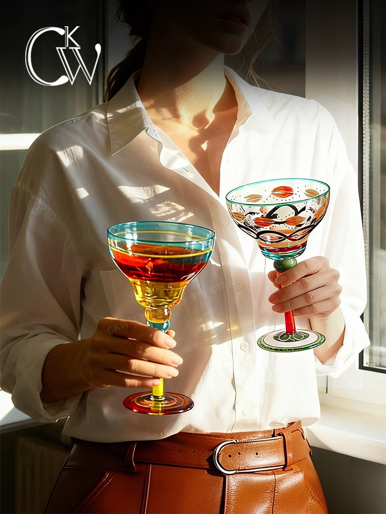 Ly rượu Margarita cao cấp, ly rượu vang cao cấp, ly quà tặng sáng tạo, ly sâm panh cao, đồ thủy tinh CKW