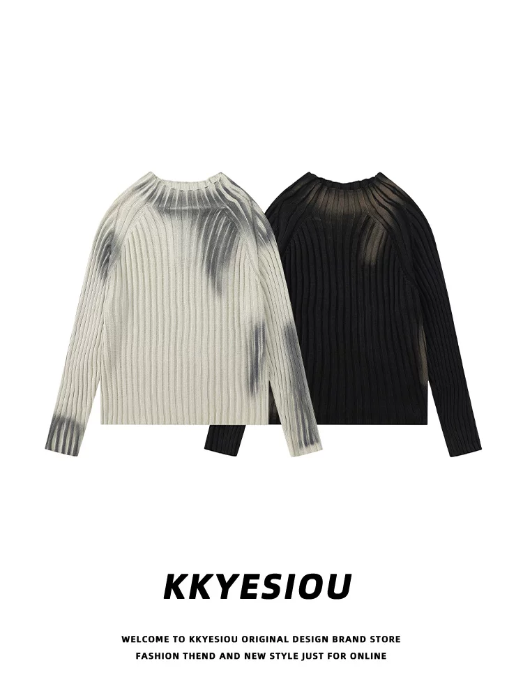 Áo len ngắn dệt kim kiểu Mỹ cổ điển thời thượng, phong cách cá tính, unisex, ôm dáng, thiết kế thuần khiết, sang trọng, kiểu áo len bm.